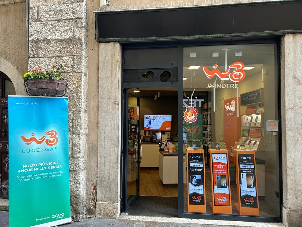 Il WindTre Store di Trento Via Oss-Mazzurana