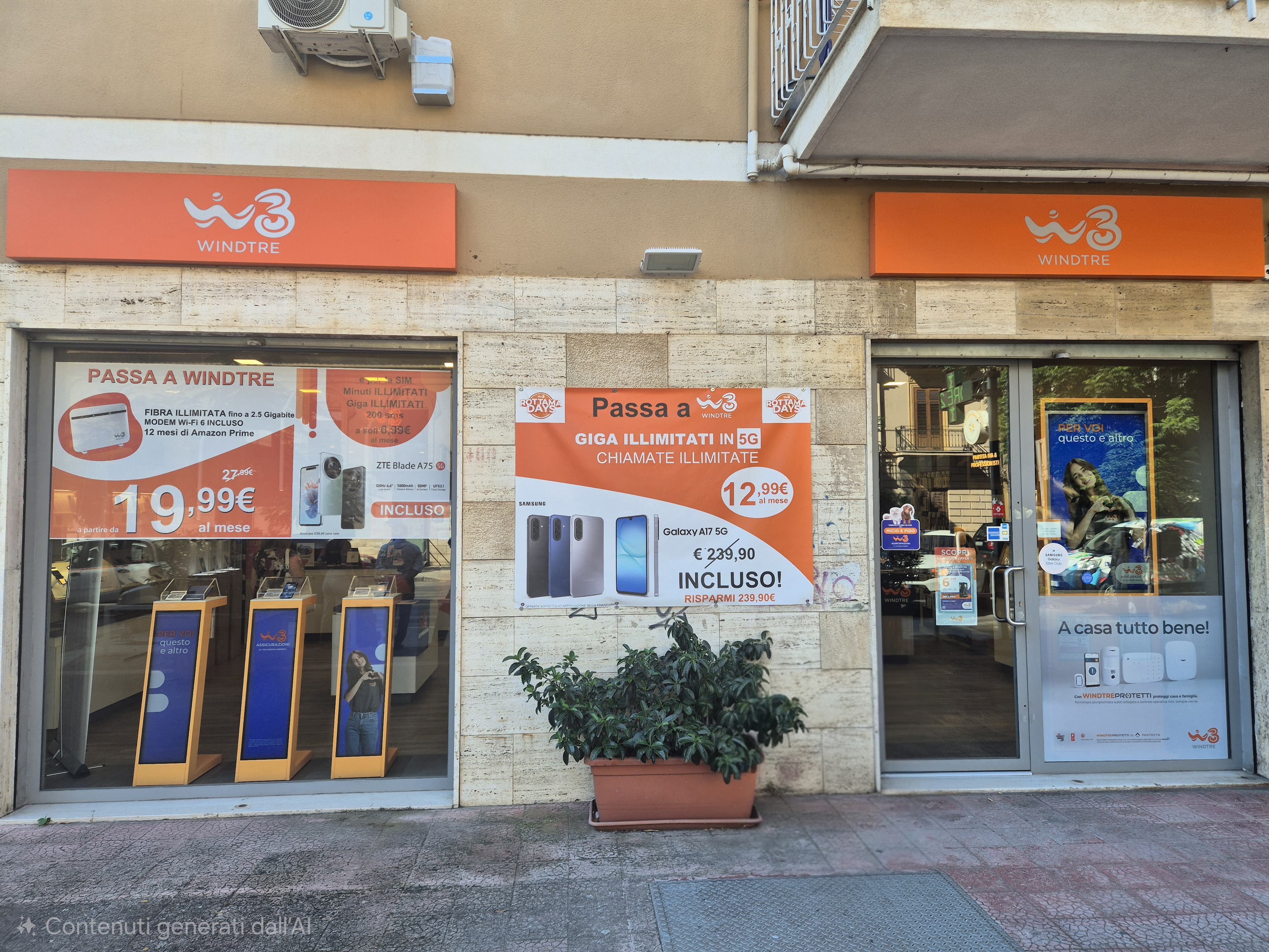 Il WindTre Store di Palermo Calatafimi
