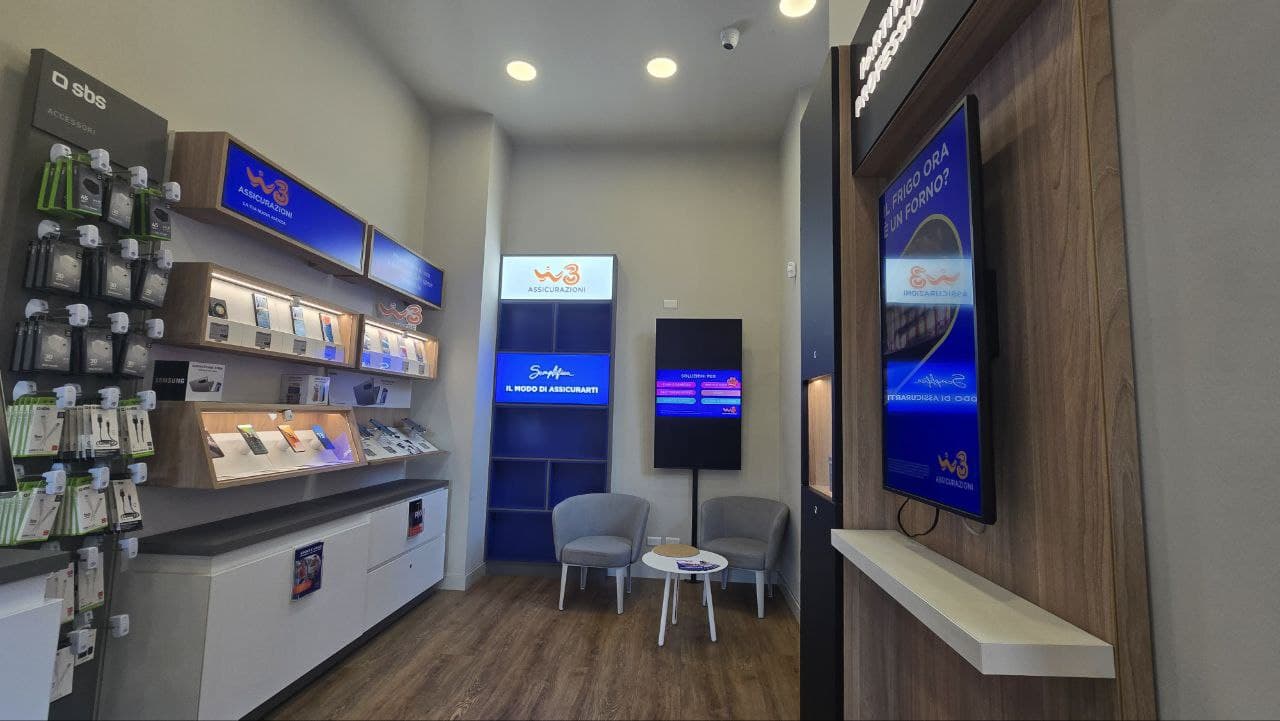 Il WindTre Store di Milano Via Spaventa