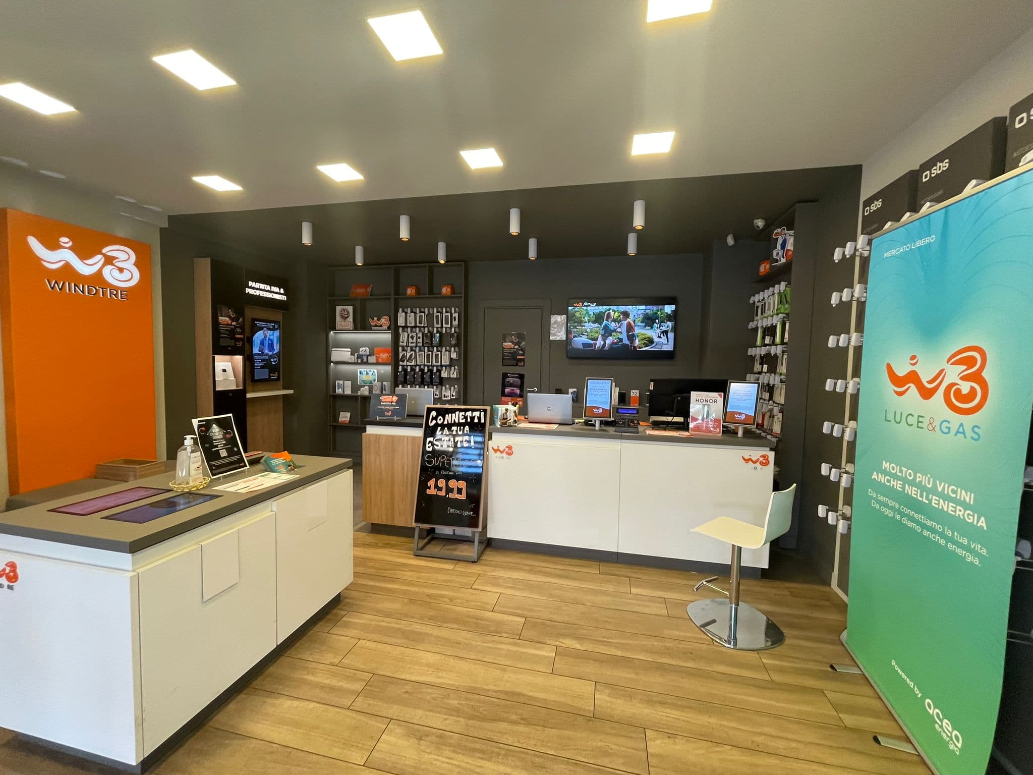 Il WindTre Store di Roma Via di Torrevecchia