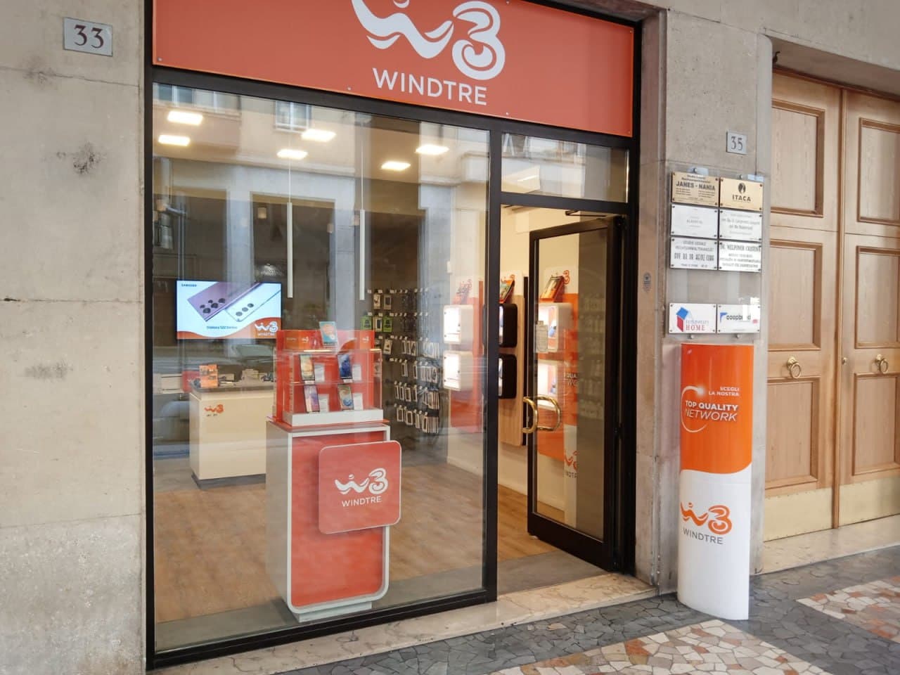 Il WindTre Store di Rovereto Corso Rosmini